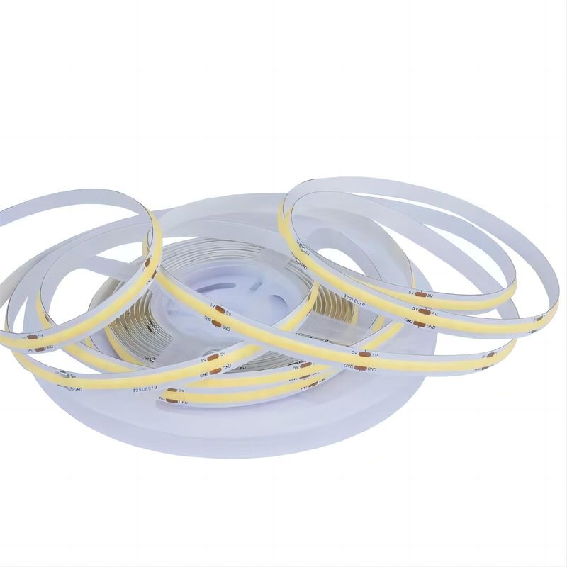 300 leds Dampproof قابل للتخصيص 90Ra بدون فولت COB LED شريط مع 4cm قطع الطول للإضاءة المنزلية