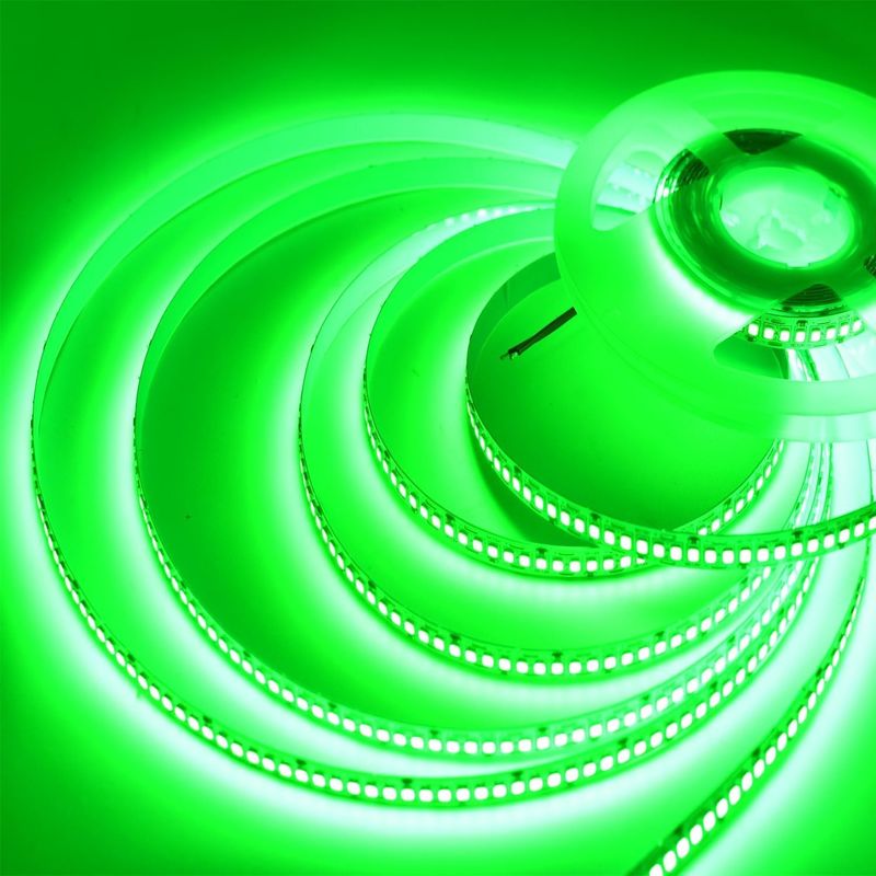 24 فولت سطوع عالي 240LEDS SMD 2835 LED Strip Light 1200LEDs 16.4Ft غير مضاد للماء الألوان الأحمر الأخضر الأزرق البرتقالي لـ KTV