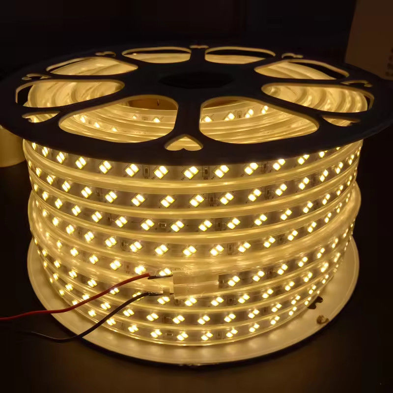 220 فولت SMD5630 5730 120 شريط LED مع حياة طويلة تصميم صف مزدوج شهادات CE / RoHS في أوروبا