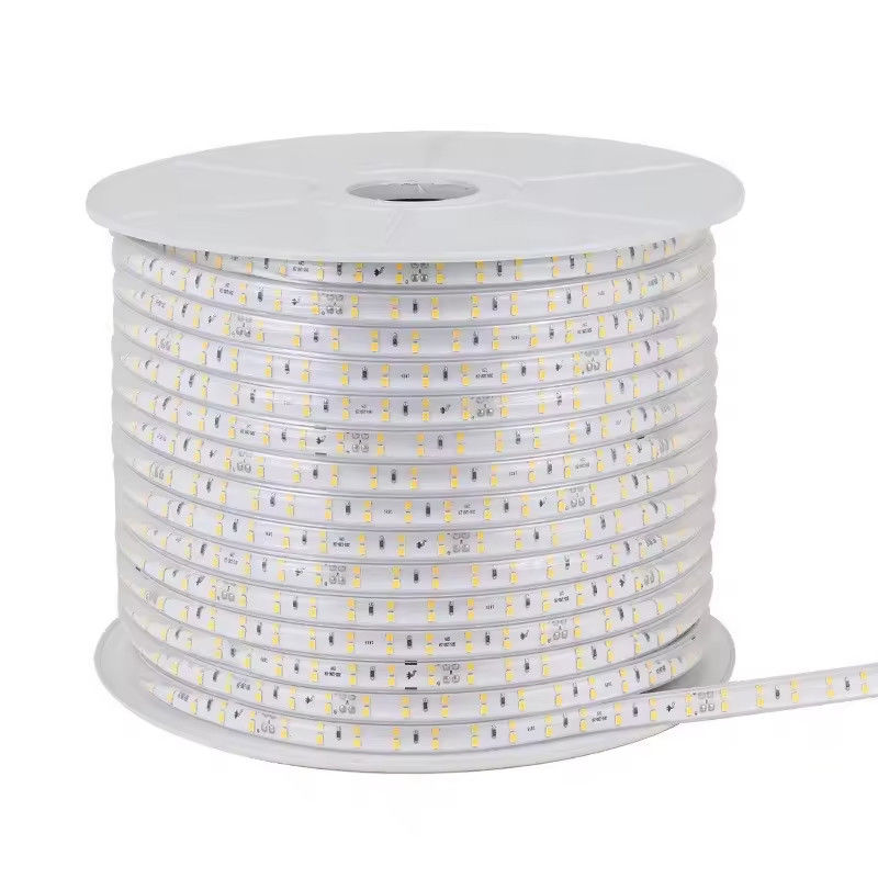 220-240 فولت SMD2835 120D 10W / M شريط LED ملون مع 80 Cri Long Life Span معتمد CE / RoHS في أمريكا الجنوبية