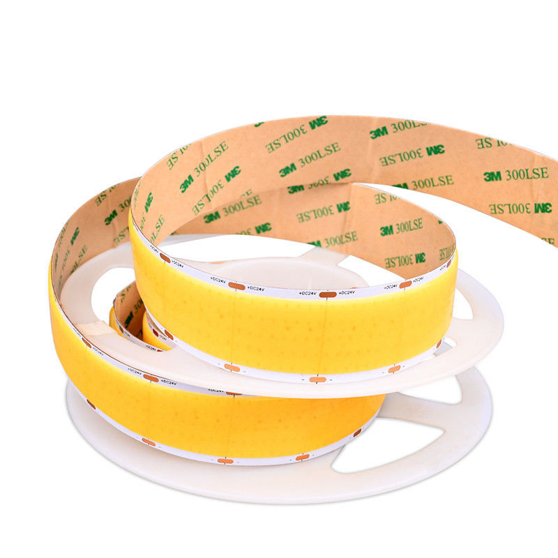 IP20 90Ra 50000 ساعة العمر شريط LED COB مع طول قابل للتخصيص وشهادات CE / RoHS