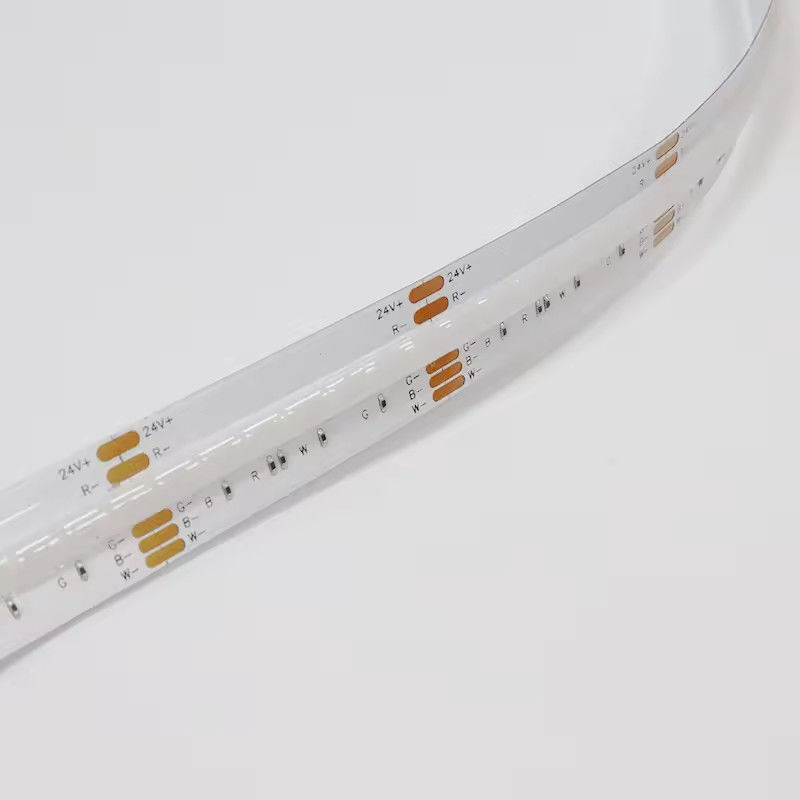 سطوع فائق شريط COB LED RGB 12mm لون متعدد 120 درجة 1080 LEDs واسعة للغاية / م COB شريط ضوء لون كامل