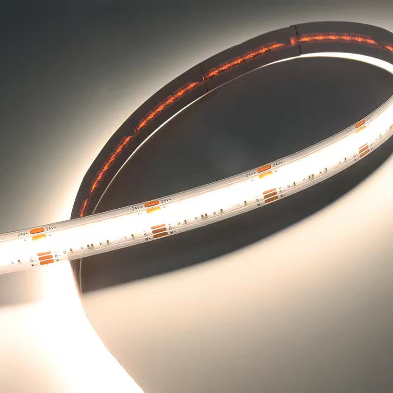 سطوع فائق شريط COB LED RGB 12mm لون متعدد 120 درجة 1080 LEDs واسعة للغاية / م COB شريط ضوء لون كامل