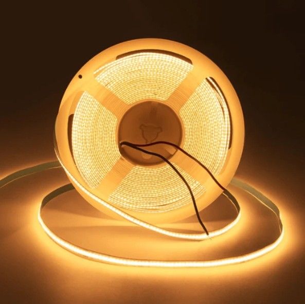 480LEDS 90Ra شريط LED قابل للتخفيف 12W / M COB لحلول الإضاءة معتمد CE / RoHS
