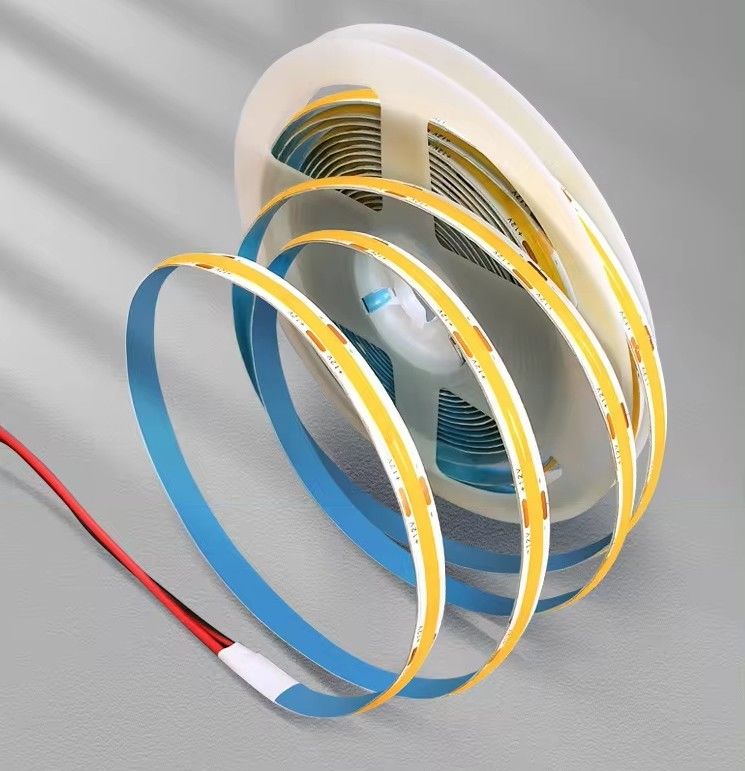 ضوء IP20 قابل للتضييق مع تصنيف 320LEDS 90Ra COB LED Strip 10W/M للإضاءة الداخلية