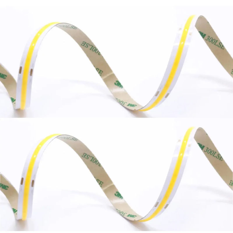 ضوء IP20 قابل للتضييق مع تصنيف 320LEDS 90Ra COB LED Strip 10W/M للإضاءة الداخلية