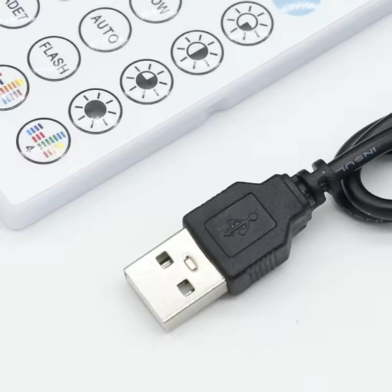 LED ذكي 5V 44ekys RGB LED Strip وحدة تحكم Wifi tuya APP USB Bluetooth ضبابي الضوء الضوئي وحدة تحكم LED Strip