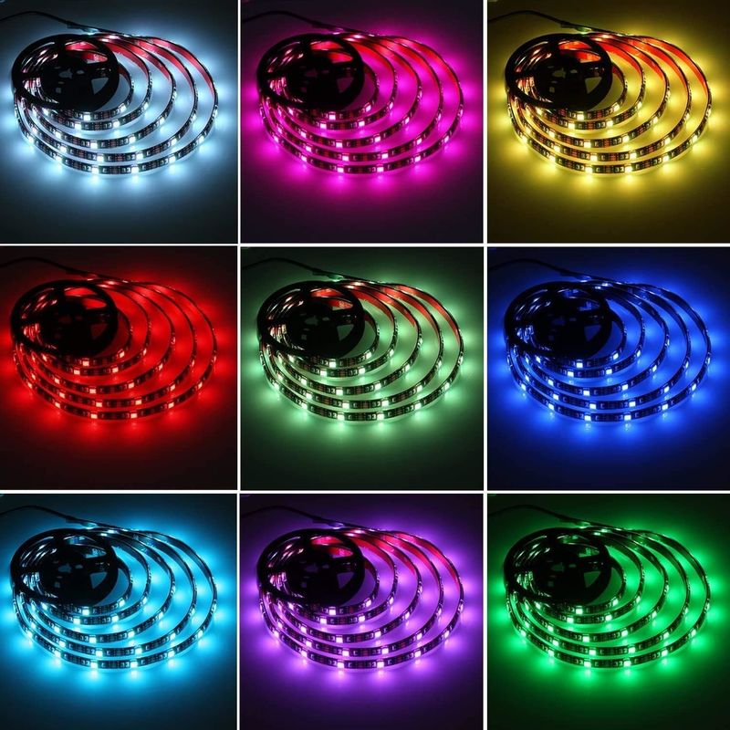 SMD قابلة للتضييق شريط LED RGB مرن 60leds / m DC12V مدخل لبيئة ملونة
