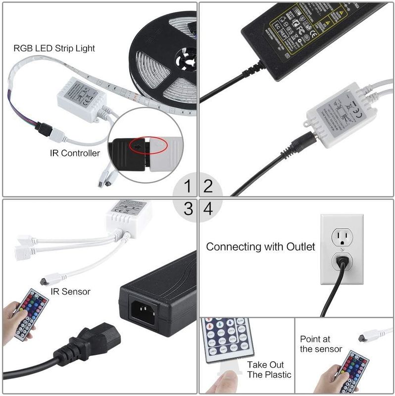 SMD قابلة للتضييق شريط LED RGB مرن 60leds / m DC12V مدخل لبيئة ملونة