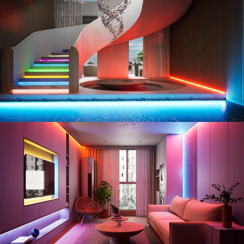 شريط LED RGBW COB القابل للتخفيف 19W مع 784 LEDs / m IP20 مع DMX512/RF / Bluetooth / WiFi Control