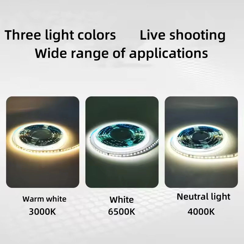 120LEDs / m شريط LED مرن للداخل لا حاجة إلى سائق CRI80 2835 SMD 8mm PCB طول 5M/10M