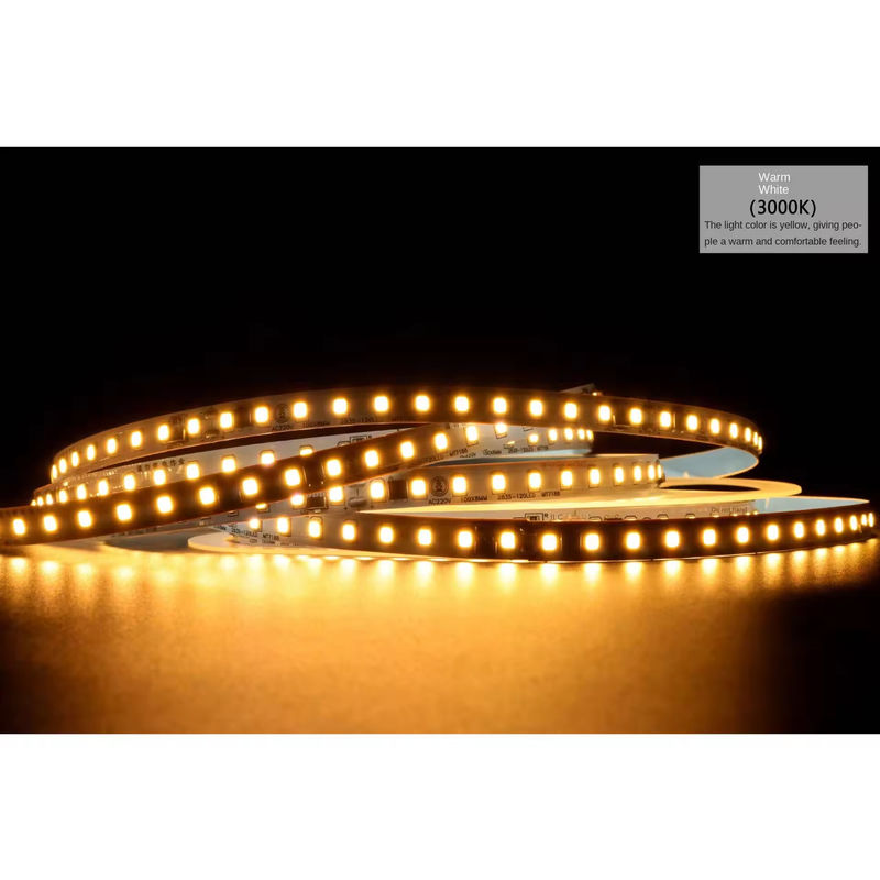 2835 120Leds 8W / M CRI80 شريط LED مرن 5M / 10M الطول للزينة المنزلية لعيد الميلاد