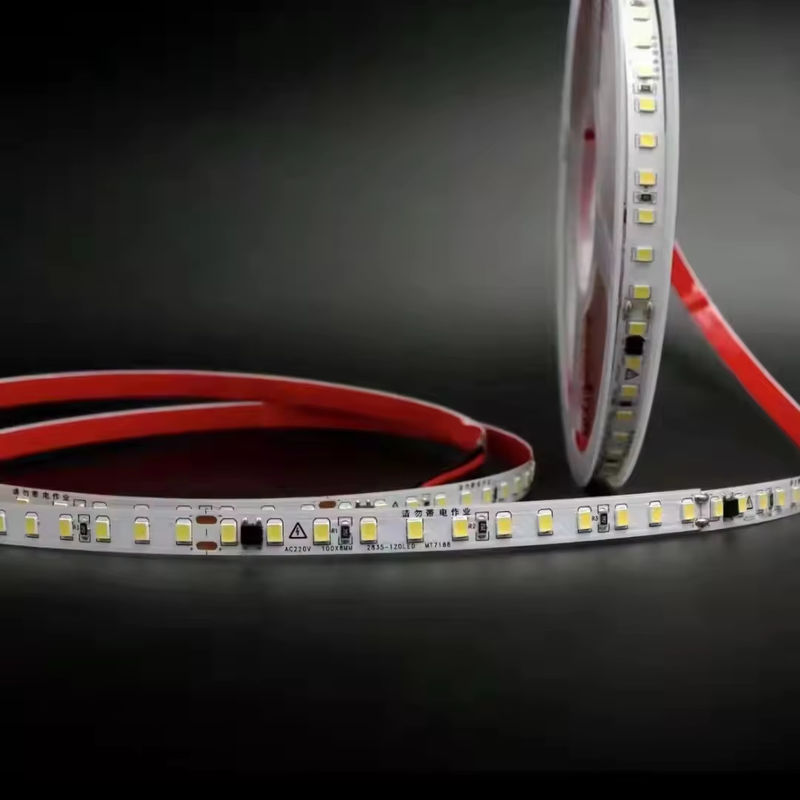 110 فولت قابلة للقطع 10 سم IP65 120 LEDs 2835 مصباح شريط LED غير مضاد للماء IP20 شريط LED مرن