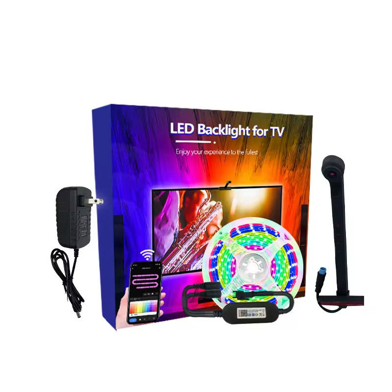 ديكور المنزل 3.8M 5M USB IP20 TV LED Backlights مع الموسيقى WIFI TUYA Smart Home APP Control