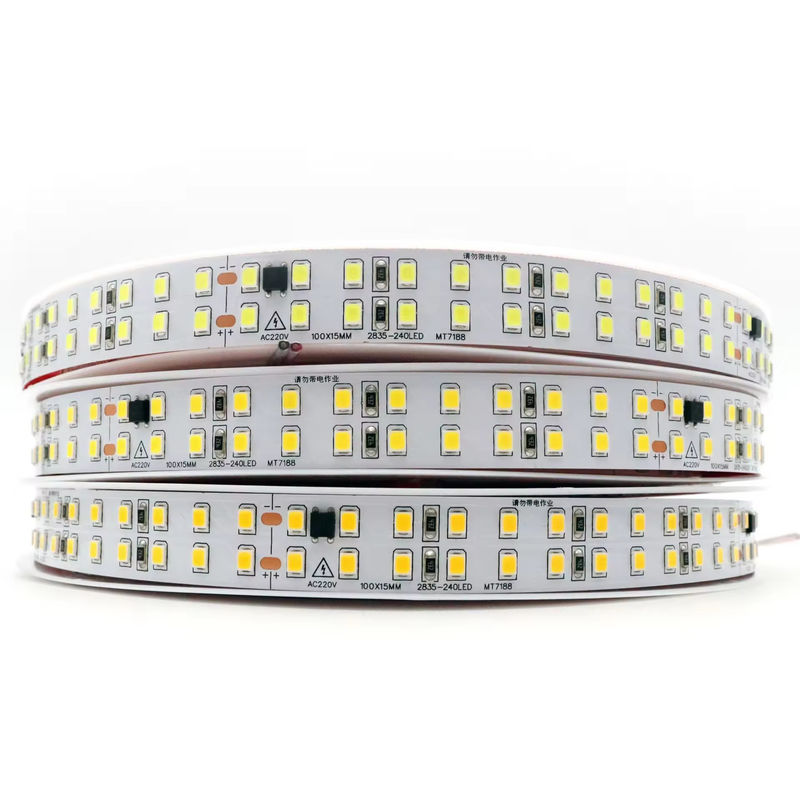 سائق مجاني Ip44 220V 110V 2835 240led 10cm قطع العصا 127V مقاومة للماء 10cm قطع مرنة