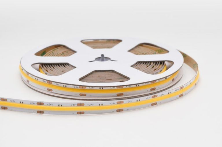 320leds/m LED COB شريط مرن DC24V 12V 5m 10W لإضاءة المناظر الطبيعية -25 50C CRI 90