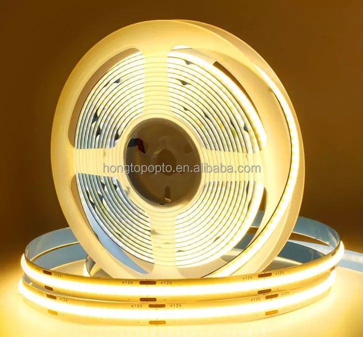 ديكور الداخلية والخارجية COB LED الشريط الضوء CRI عالية 280 320/480 التحكم عن بعد