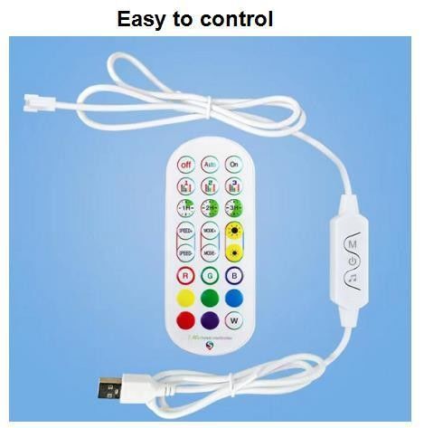 إضاءة داخلية ديكورية حديثة مصباح أرضية LED RGB IC Smart Corner Atmosphere Light