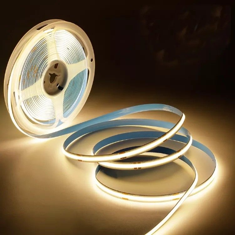 8 ملم LED Cob Strip 24v Light Strip usb TV Backlight Flex 12v Ultra Thin Small Cob Led Strip Light ضوء الشريط المصباح