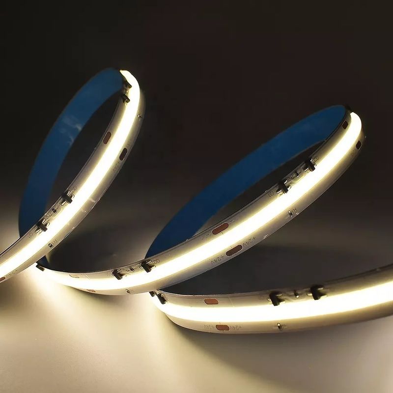 8 ملم LED Cob Strip 24v Light Strip usb TV Backlight Flex 12v Ultra Thin Small Cob Led Strip Light ضوء الشريط المصباح