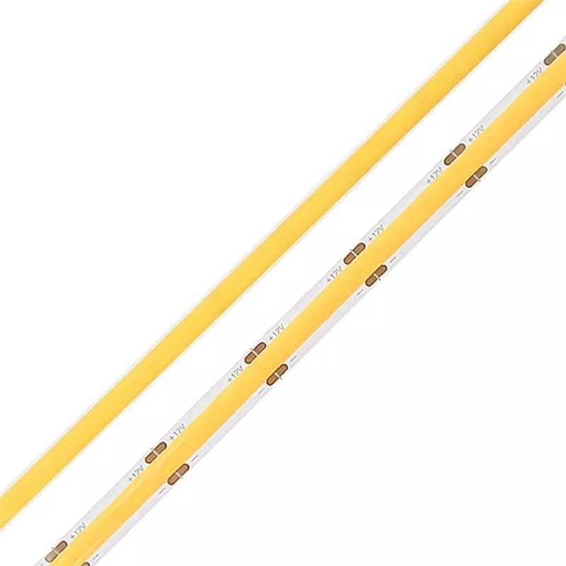 12W مقاوم للماء IP20 COB 480 LEDs 12V 8mm 10mm LED Strip Light للزينة الحديقة