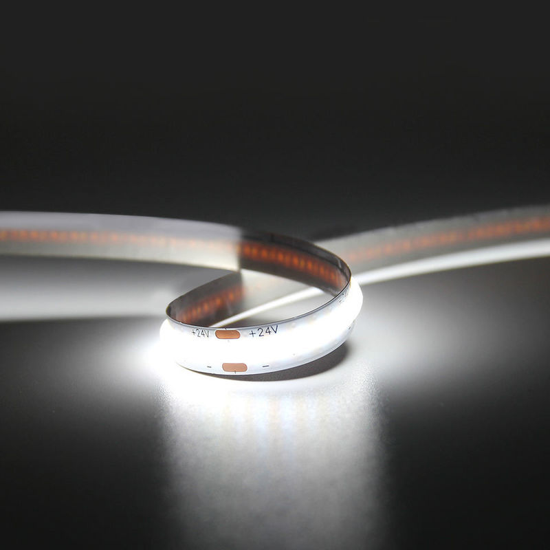 زاوية شعاع 120 درجة COB 320 LED 24V 8mm 10mm LED Strip Light لديكور الحديقة