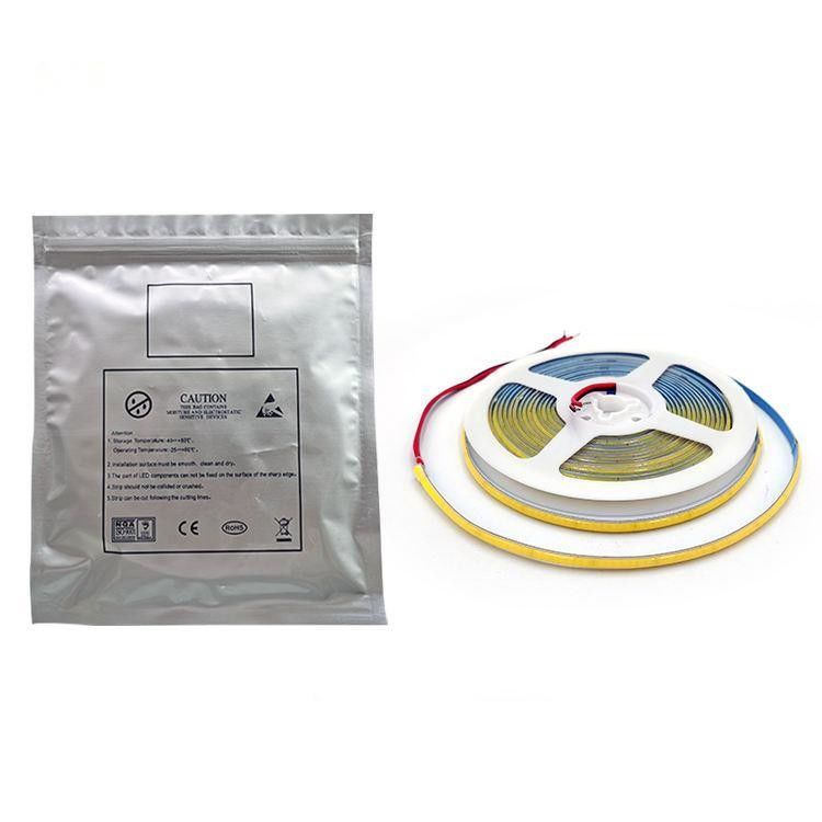 CE ROHS معتمد ضوء مضاد للماء COB الشريط مع التحكم في المفتاح و 320 leds كثافة عالية