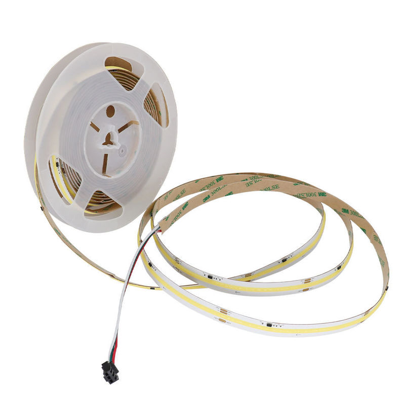 CE ROHS معتمد ضوء مضاد للماء COB الشريط مع التحكم في المفتاح و 320 leds كثافة عالية