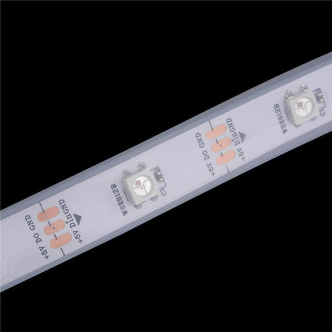 مضاد للماء 12 فولت ws2812 ws2811 LED شريط 60LEDs للالوان السحرية RGB الديكور CRI Ra 80