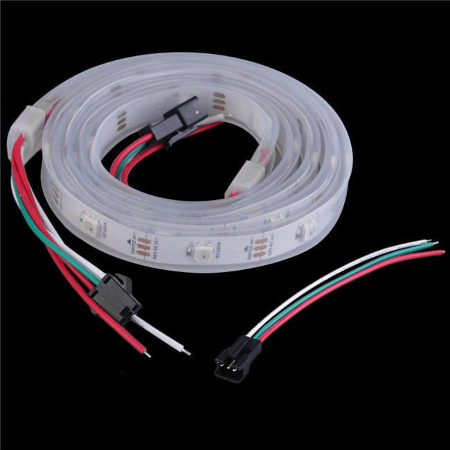 مضاد للماء 12 فولت ws2812 ws2811 LED شريط 60LEDs للالوان السحرية RGB الديكور CRI Ra 80