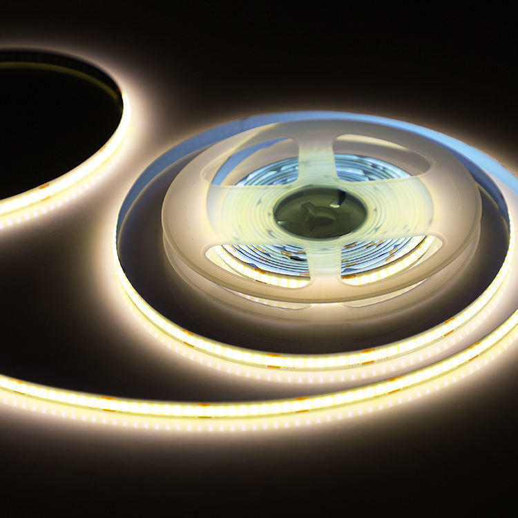 مضاد للماء COB 252leds CRI90 12V 24V القابلة للتخفيف ديكور الداخلي الخارجي 5M شريط LED مرن