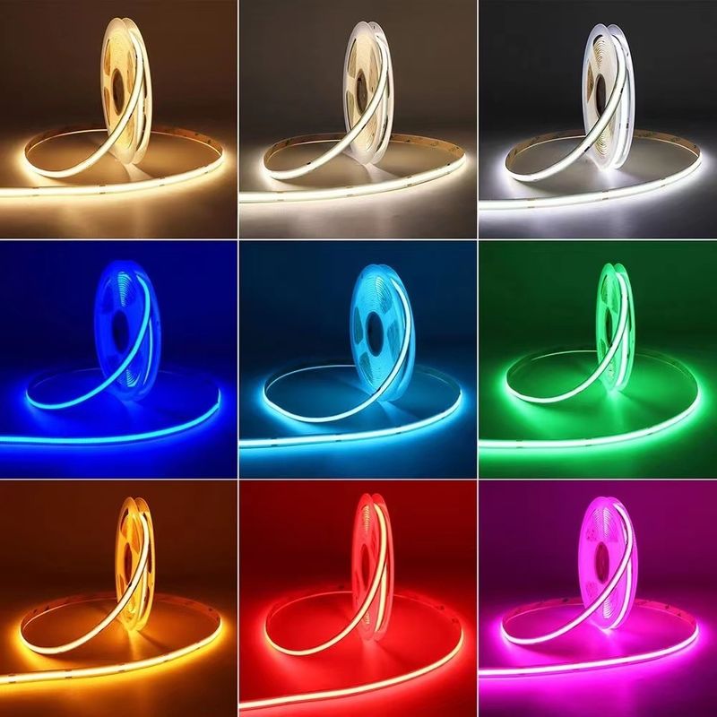 2700K 110lm 2023 HT 5m 10m 12v 24v 220v Rgbw Cob Light Strip Cob Led Strip (شريط ضوء كوب)