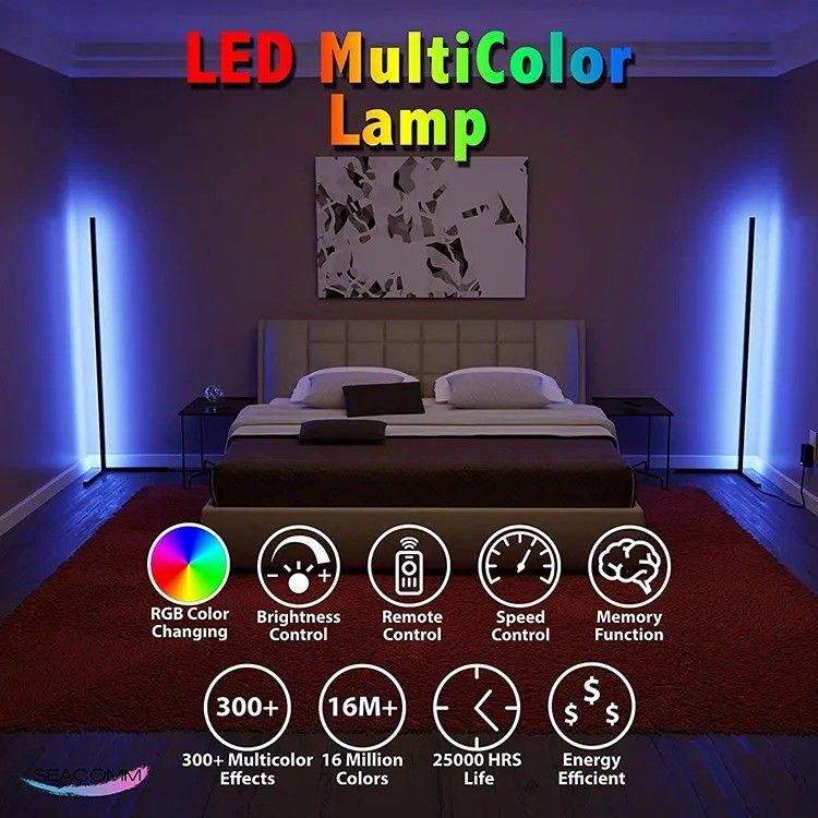 Home.hotel.lighting مصباح أرضي LED ديكوري لتزيين غرفة المعيشة الحديثة