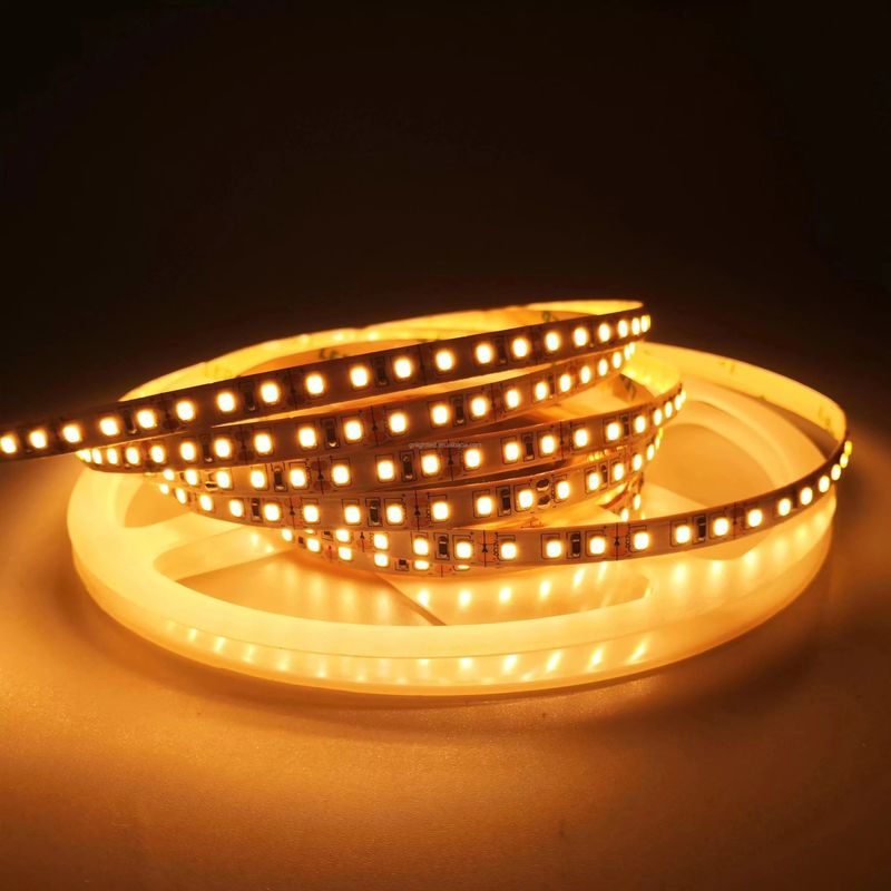 تصنيف IP20 إضاءة تزيين المناظر الطبيعية 5m 10m 12v 24v 220v Rgbw Cob Light Strip