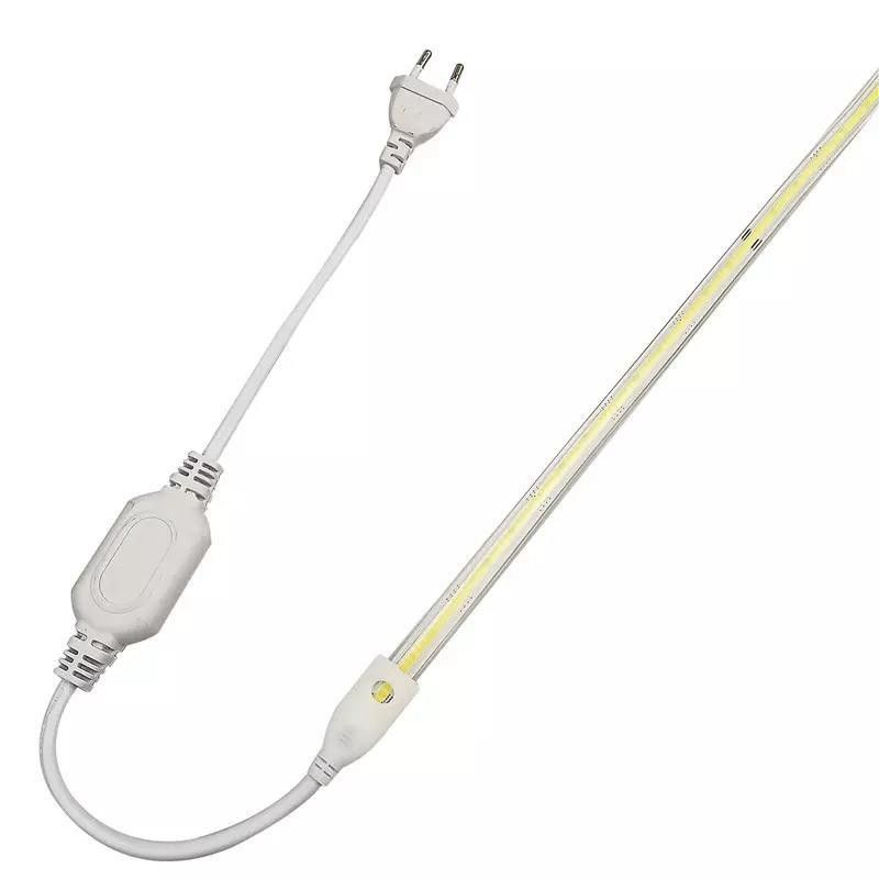 220v 280LEDs / m أبيض / أبيض دافئ / أبيض محايد COB LED شريط CE RoHS 100m 50m الجهد العالي
