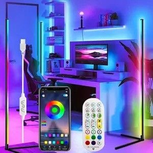 أضواء الألعاب غرفة المعيشة ضوء المزاج المحيط Rgb ديكور أضواء الليل قائمة مصباح أرضية رئيسي