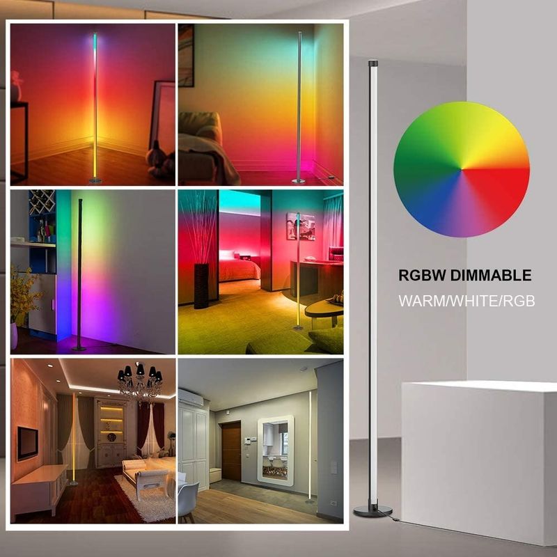 أضواء الألعاب غرفة المعيشة ضوء المزاج المحيط Rgb ديكور أضواء الليل قائمة مصباح أرضية رئيسي