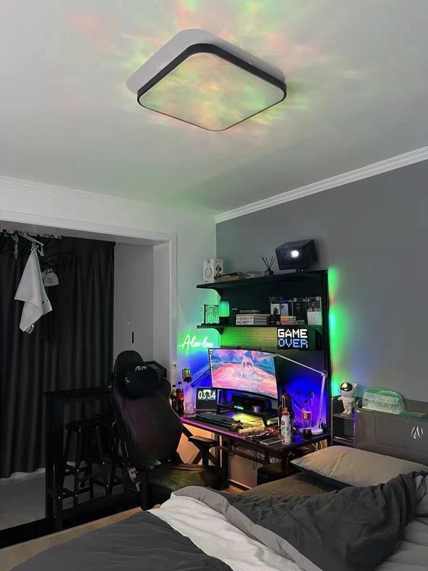 ألعاب أضواء غرفة المعيشة المزاج الضوء Rgb ديكور المنزل الفندق الإضاءة