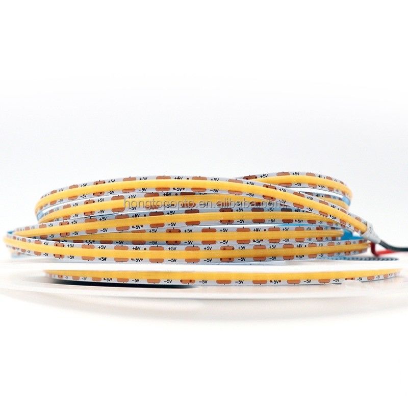 880lm Ra90 مرنة COB LED الشريط الضوء للكثافة العالية 5V 300 LED / م خلفية المطبخ