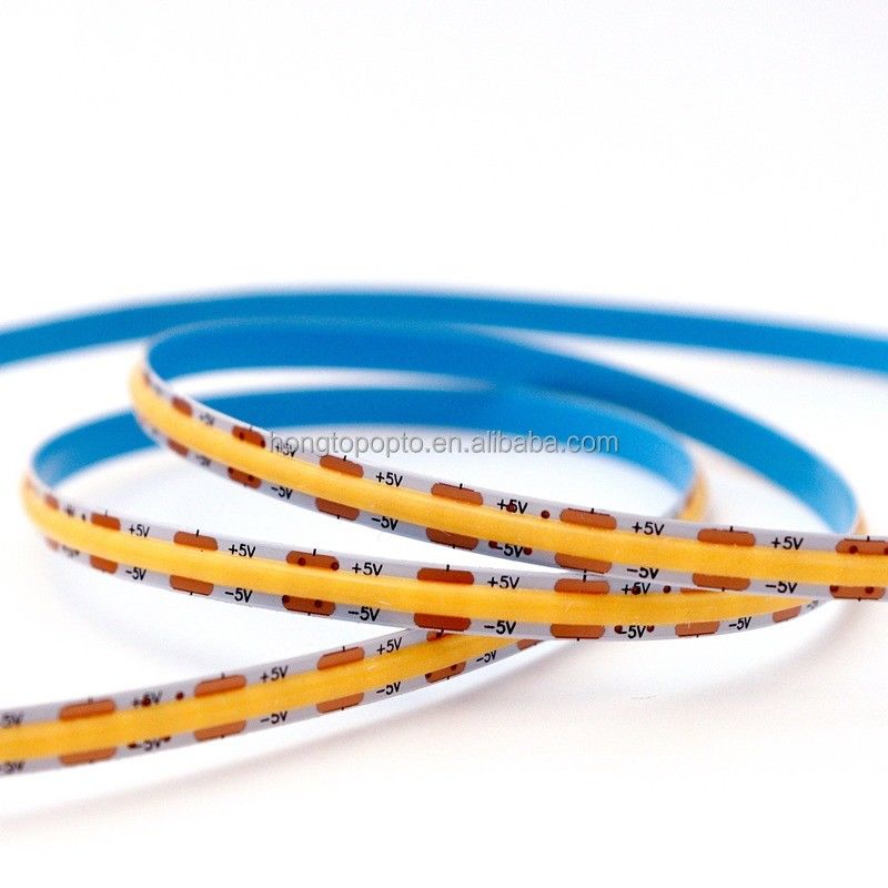 880lm Ra90 مرنة COB LED الشريط الضوء للكثافة العالية 5V 300 LED / م خلفية المطبخ