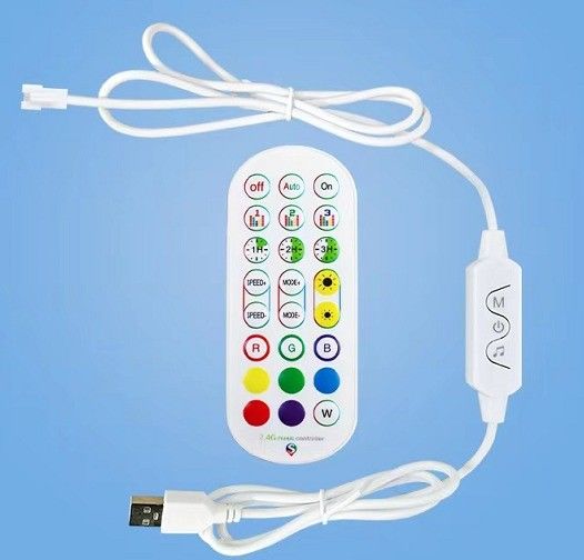 1.5M RGB اللونية التحكم عن بعد مصباح الأرضية LED للضوء المحيطي الزخرفي لغرفة النوم
