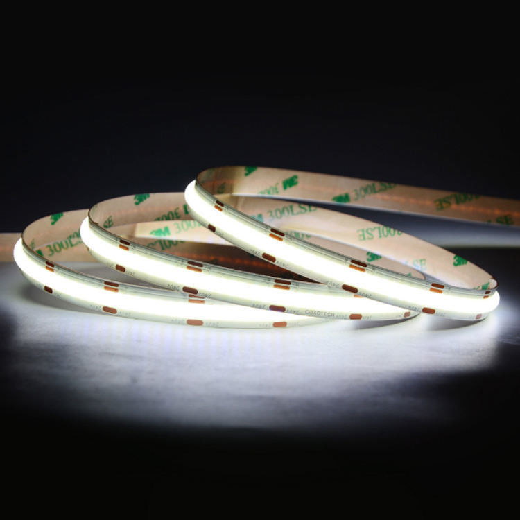 320LED قابلة للقطع 8MM 12 فولت مرنة COB ضوء LED الشريط لمشاريع الإضاءة العطلة