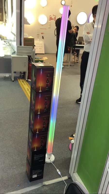 2- RGB IC Smart Corner Light Remote Controlled Tuya دعم Google Alexa مصباح أرضية LED لجنة غرفة المعيشة
