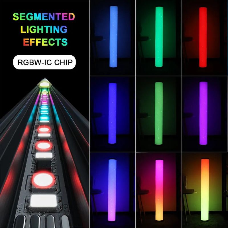 RGB ألعاب الأضواء غرفة المعيشة الضوء المزاج المحيط Rgb ديكور أضواء الليل الوقوف مصباح أرضية الركن
