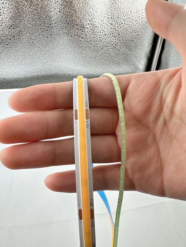 شريط LED COB عالي السطوع 12V 5V مع CRI عالية ودرجة حرارة اللون 2700k-6500k