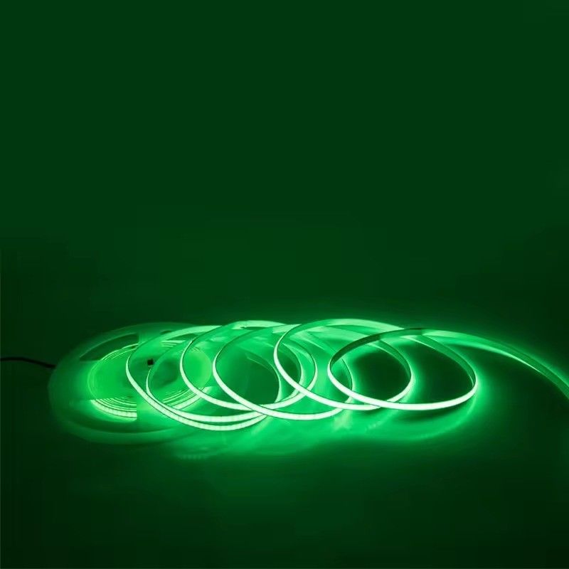 3mm مضاد للماء 2700k 6000k 12V 220v 5V Ultra رقيقة العرض 400leds COB LED الشريط الضوء مع 3