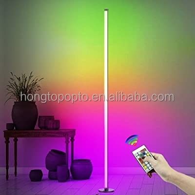 80lm / w الهواء المنزلي مصباح الأرض ذكي مع تغيير الألوان USB RGB ومراقب الأشعة تحت البنفسج