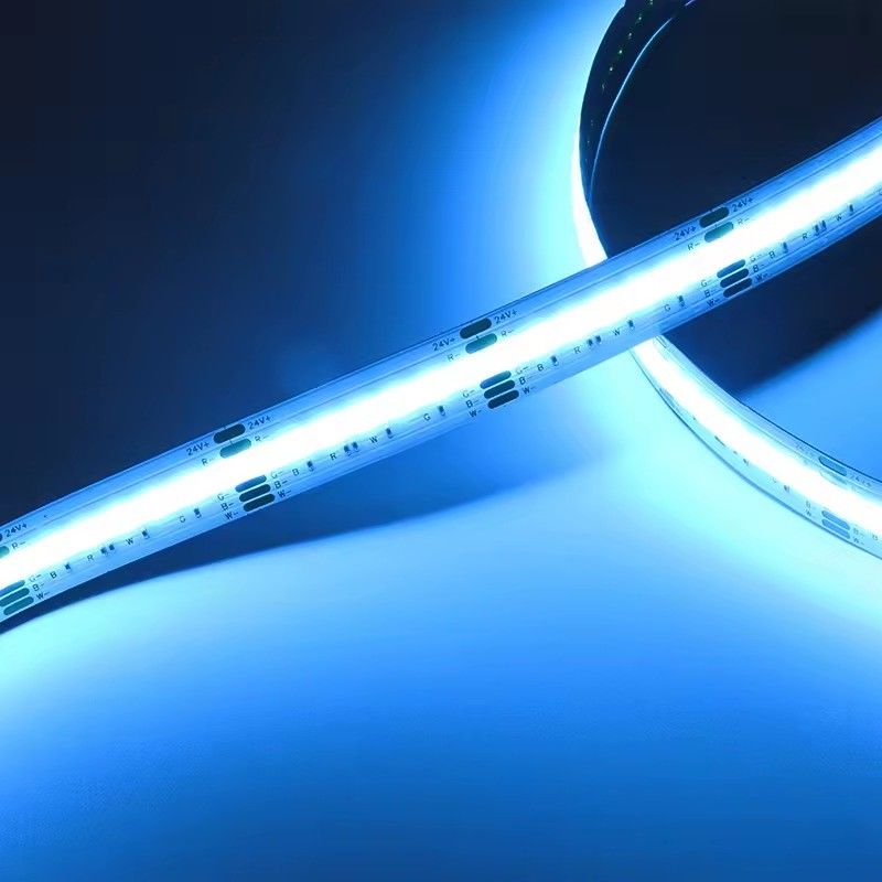 2024 تصميم LED COB ضوء الشريط مع ضوء واسع ومؤشر تقديم الألوان العالي Ra