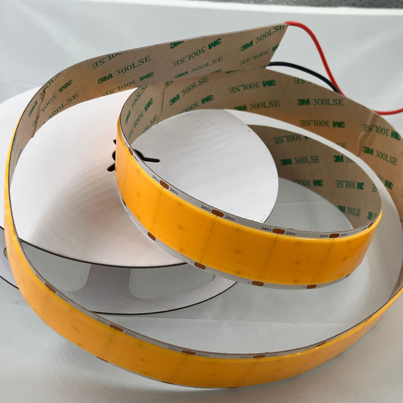 شريط LED COB فائق العرض 30mm 1600شرائح 40W / M 2700k 3000k 6500k DC24V لمشروع السقف