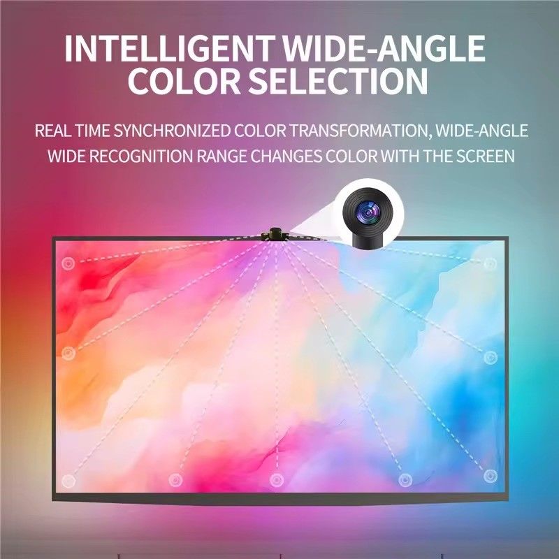 تكنولوجيا الاتصال المباشر Wifi Immersion TV LED Backlights لـ 65-75 بوصة مساعد